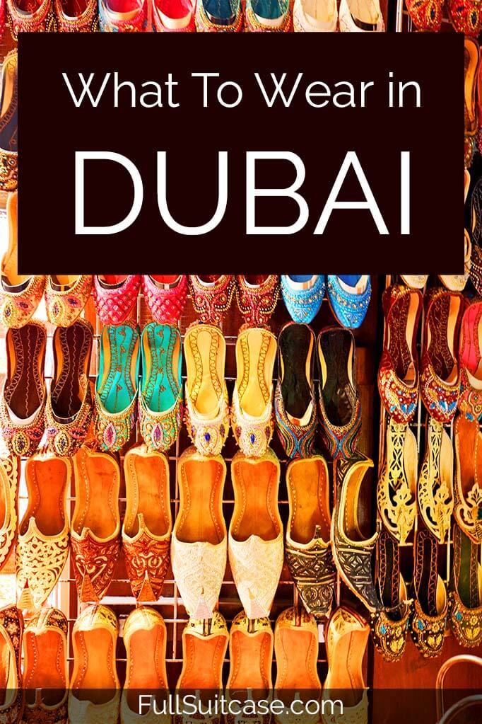 Dubai clothing advice for tourists - practical guide and tips