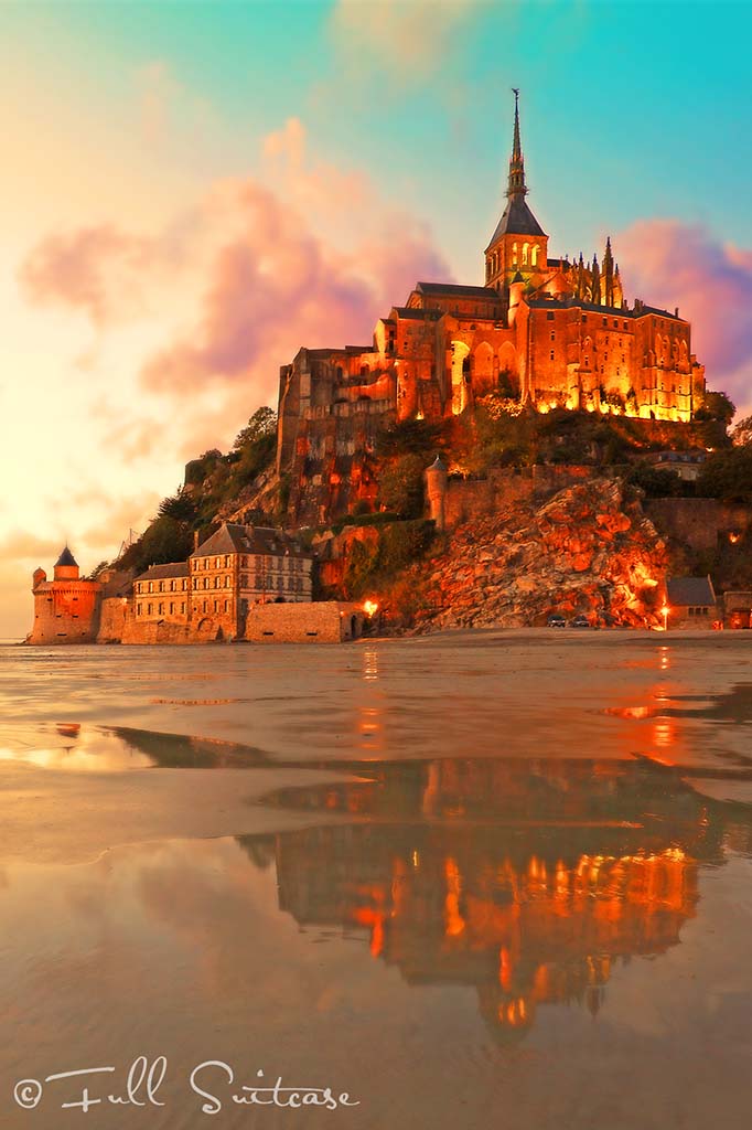 Mont St. Michel in Normandy, France