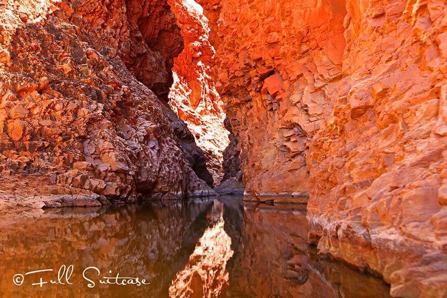 Redbank Gorge West MacDonnell ranges Australia