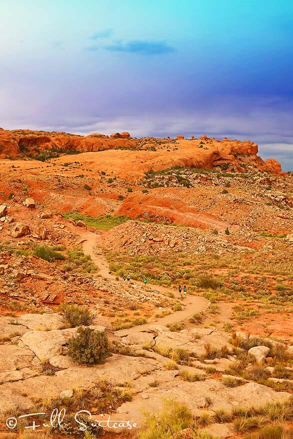 Delicate Arch trail