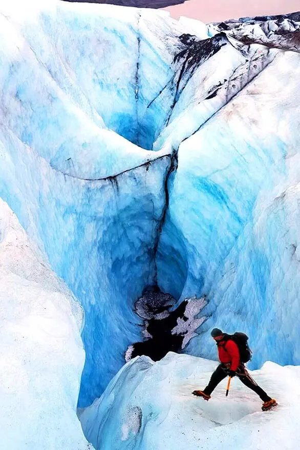 Glacier hiking in Iceland