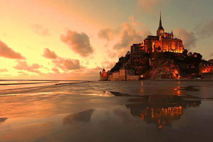 Mont Saint Michel Abbey in France