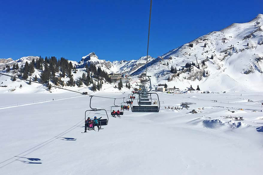 Skiing in Engelberg Switzerland