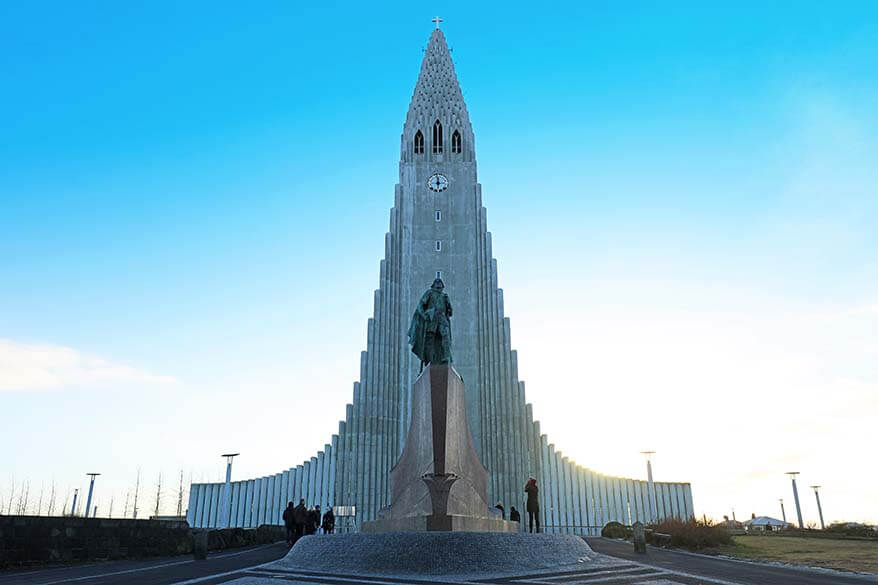 Hallgrimskirkja church in Reykjavik