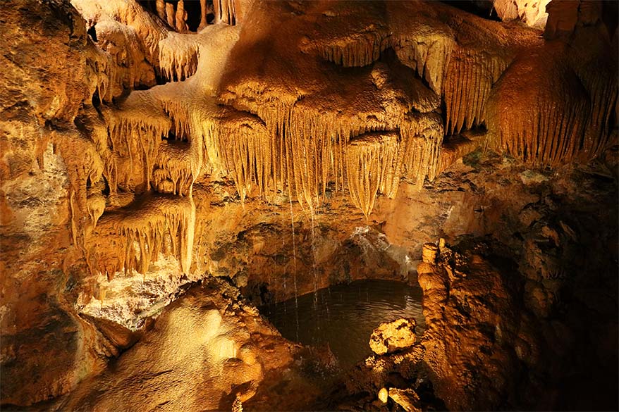 Grutas de Mira de Aire in Central Portugal