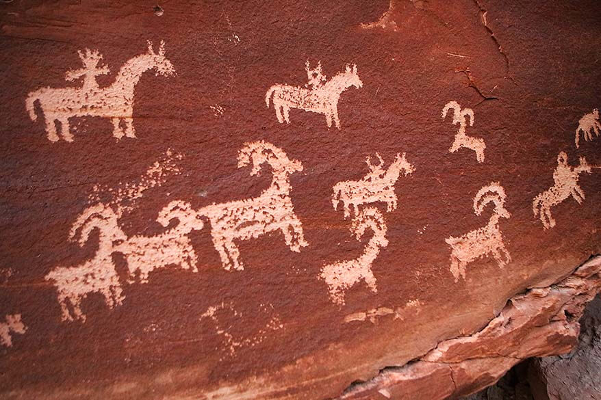 Rock Art Panel on Delicate Arch Trail