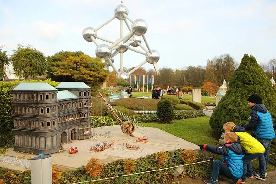 Mini-Europe miniature park in Brussels