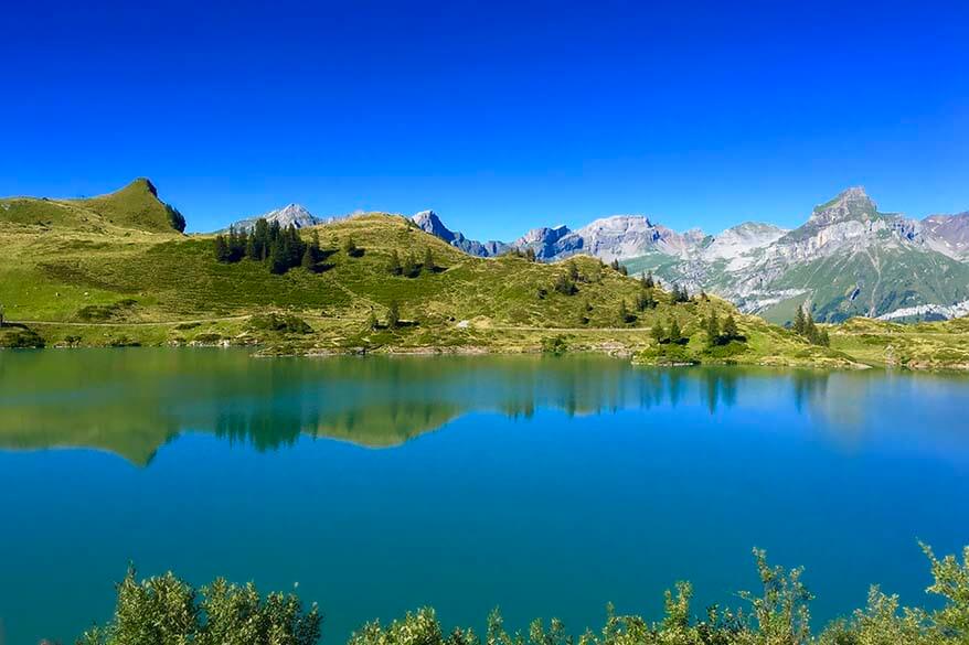 Trubsee lake is one if the loveliest mountain lakes in Switzerland