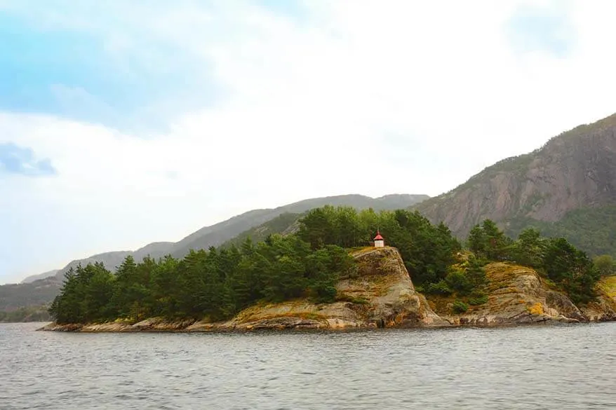 Lysefjord cruise near Stavanger in Norway