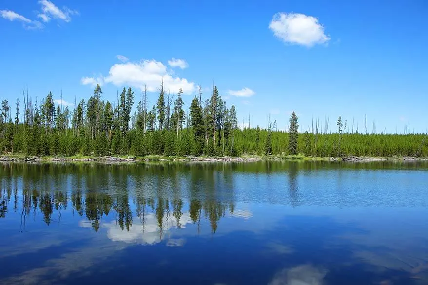 Ice Lake in Yellowstone National Park