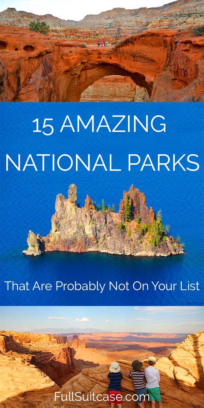 Hidden gems of American National Park Service - family travelers favorites