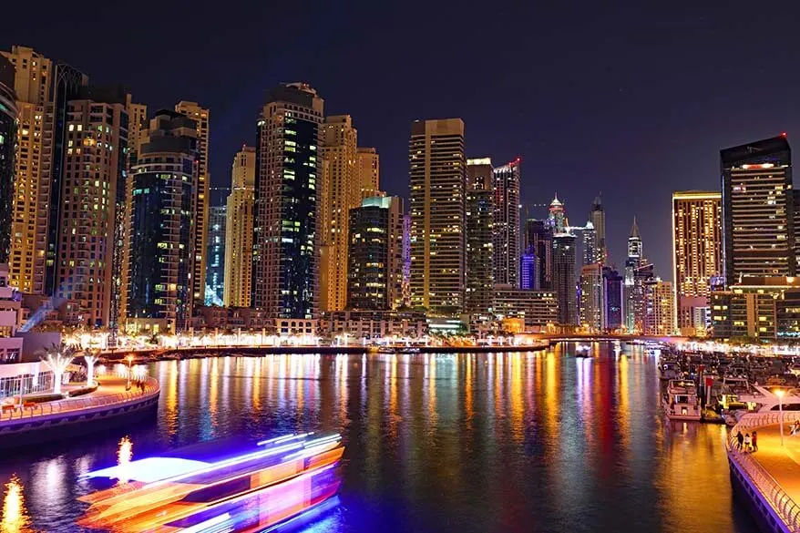 Dubai Marina Dhow dinner cruise