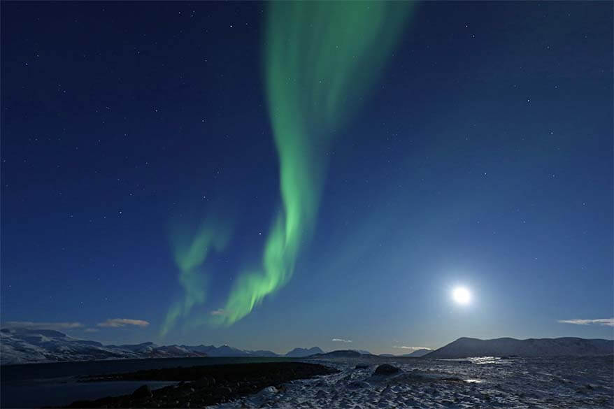 Watching the Northern Lights in Tromso Norway