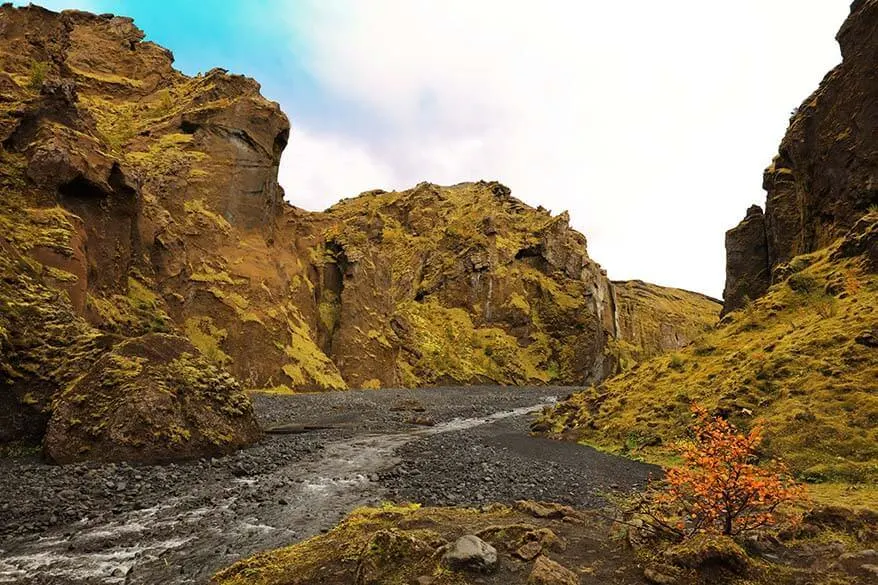 Stakkholtsgja - Stakkholts canyon in Thorsmork Iceland