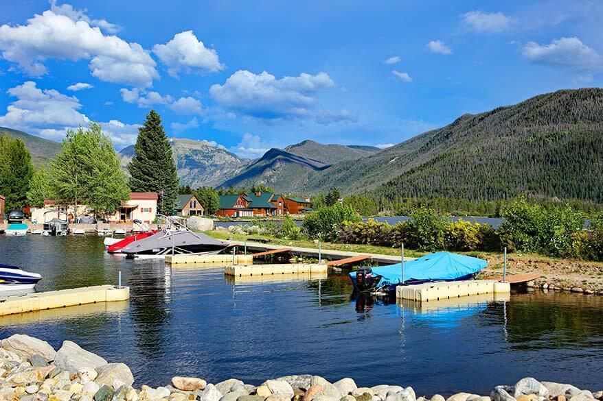 Grand Lake near Rocky Mountain NP in Colorado