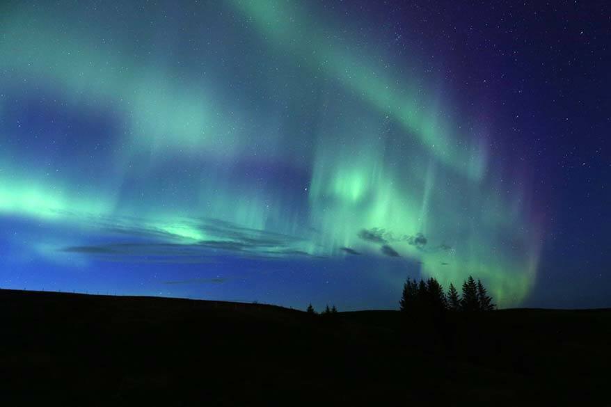 Northern Lights in Iceland in September