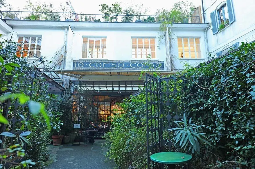 10 Corso Como restaurant in Milan