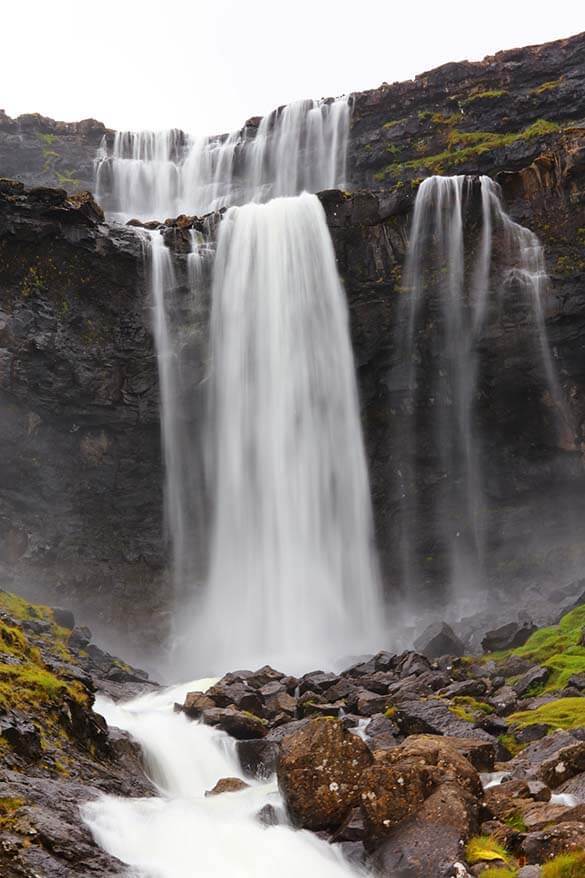 Fossa - the highest waterfall of the Faroe Islands