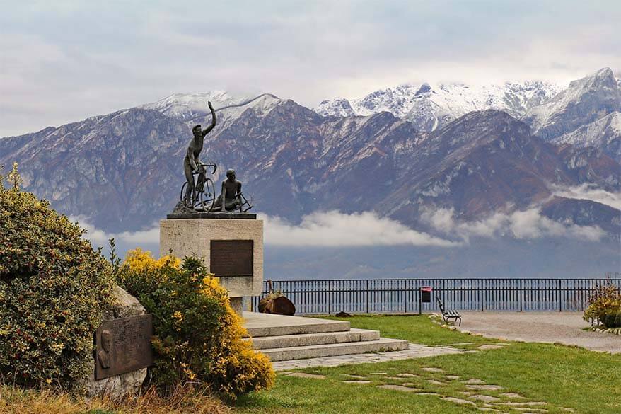 Ghisallo Pass in Lombardy Italy