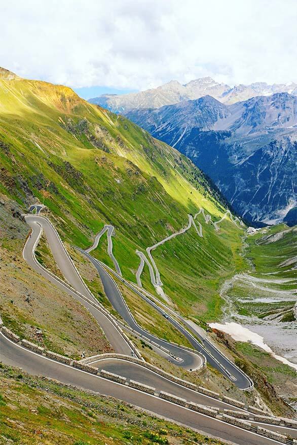 Stelvio Pass in Italy