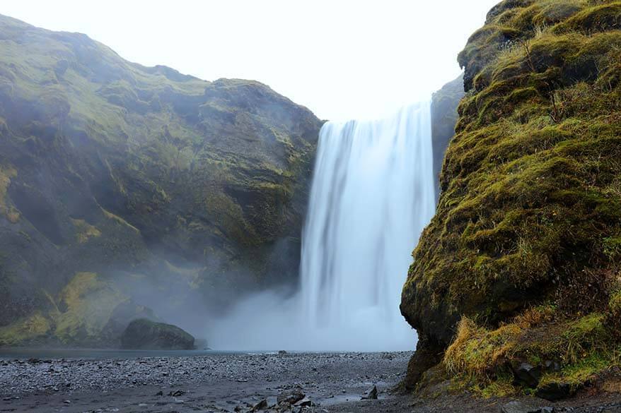 Skogafoss waterfall is must see on any trip to Iceland