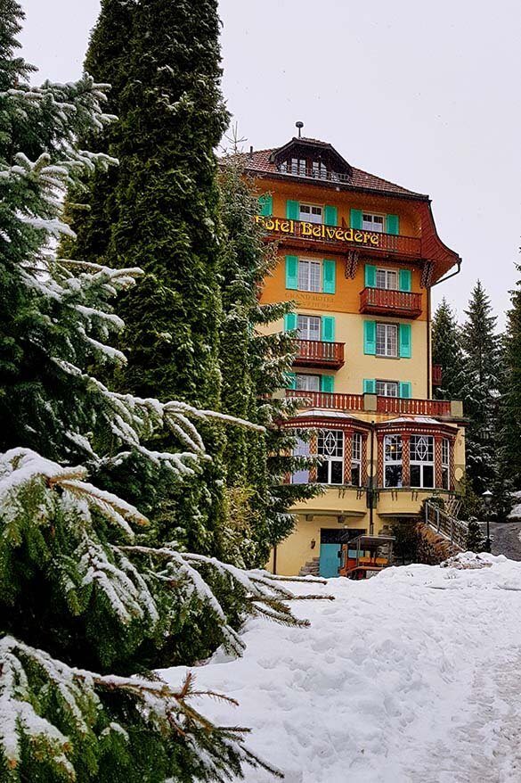 Hotel Belvedere - historic hotel in Wengen Switzerland