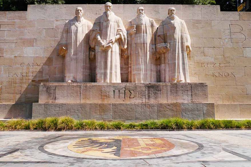 Reformation Wall is one of the places to visit in Geneva