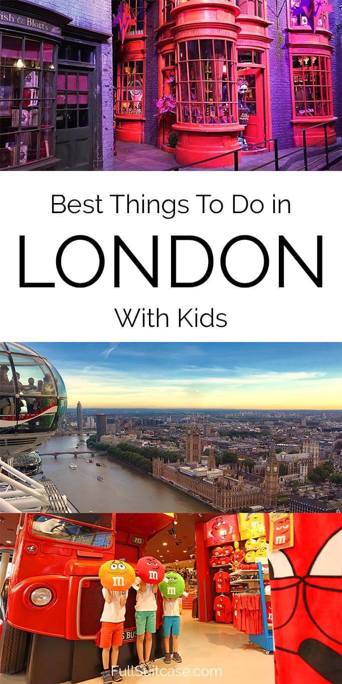 London with kids - best things to do for tourists