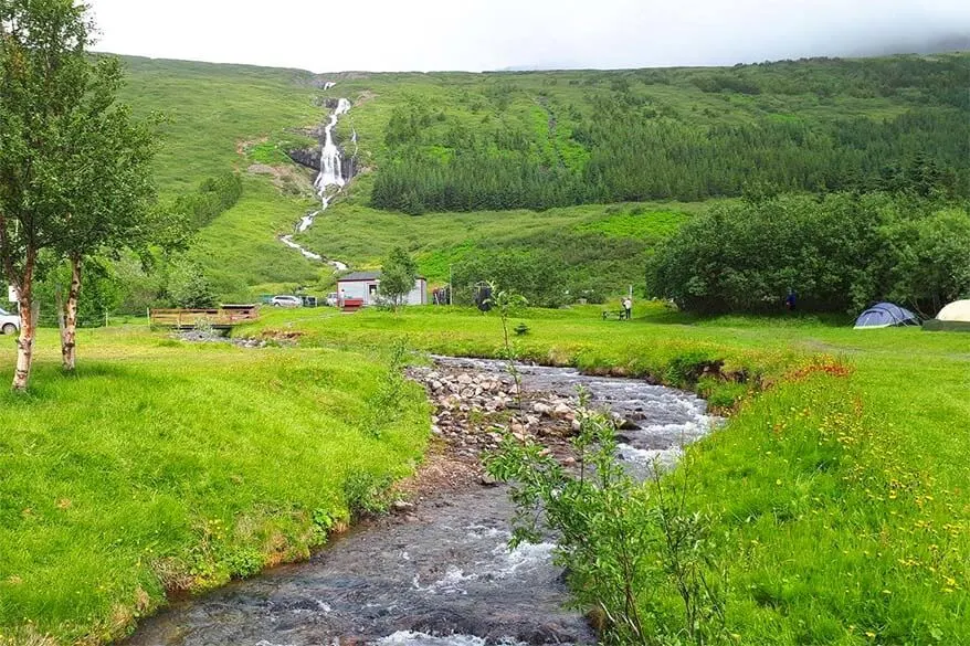 Tungudalur campsite in Iceland