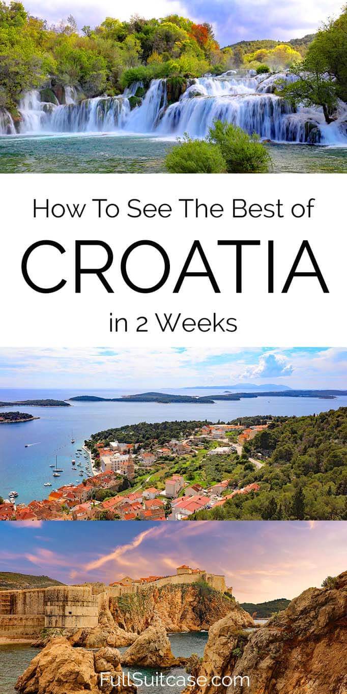 Two weeks in Croatia - travel itinerary