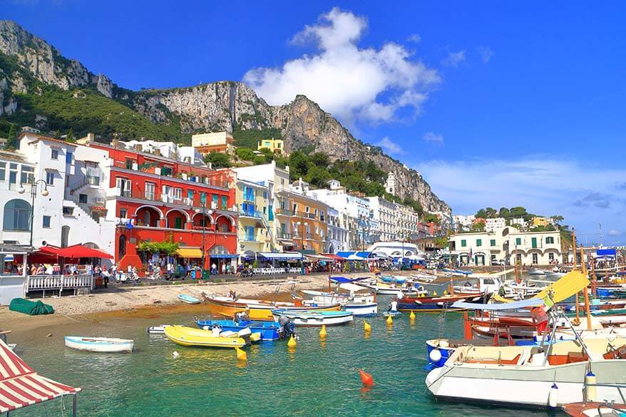 Marina Grande in Capri Italy