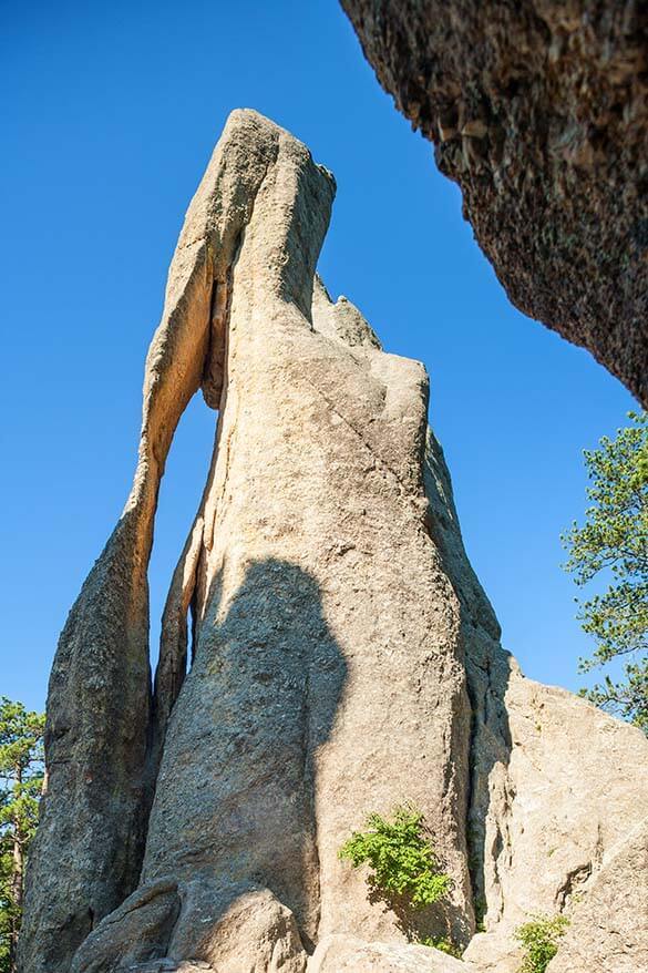 Needles Eye Formation - Custer State Park in South Dakota USA