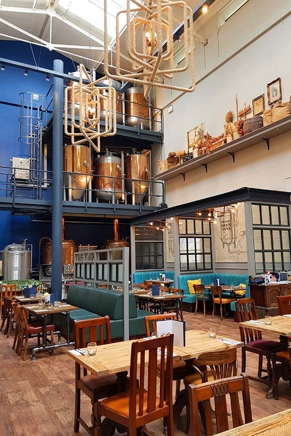 Old Brewery is a great place for lunch when visiting the Old Royal Naval College in Greenwich