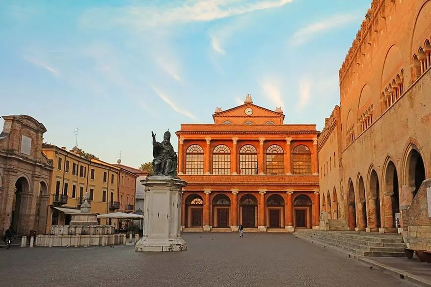 Piazza Cavour in Rimini Italy