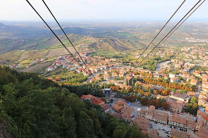 San Marino cable car