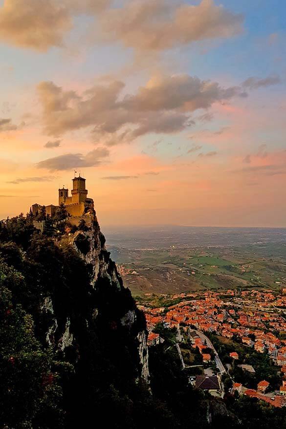 San Marino sunset