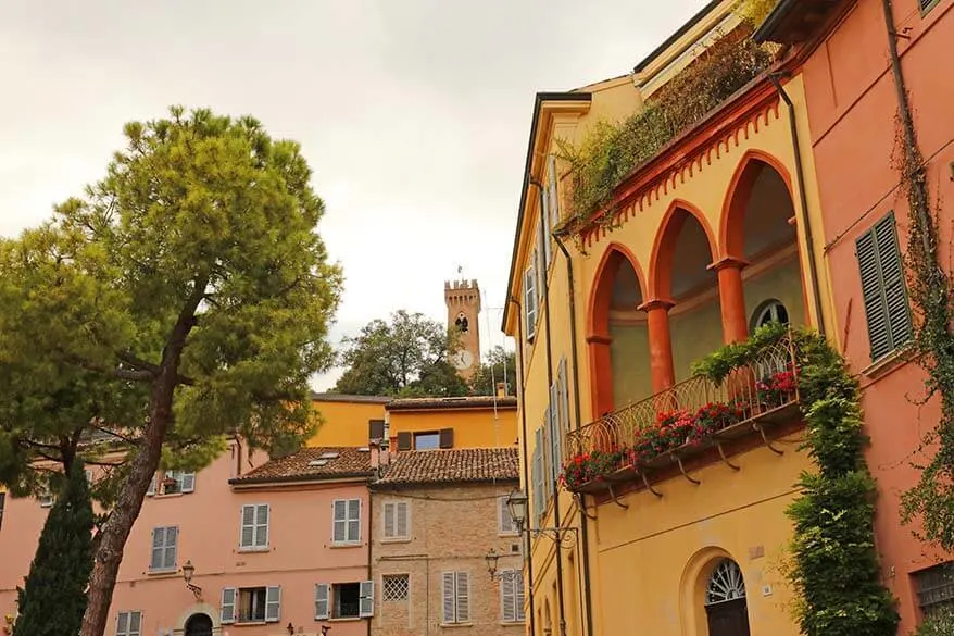 Santarcangelo di Romagna in Emilia Romagna region Italy