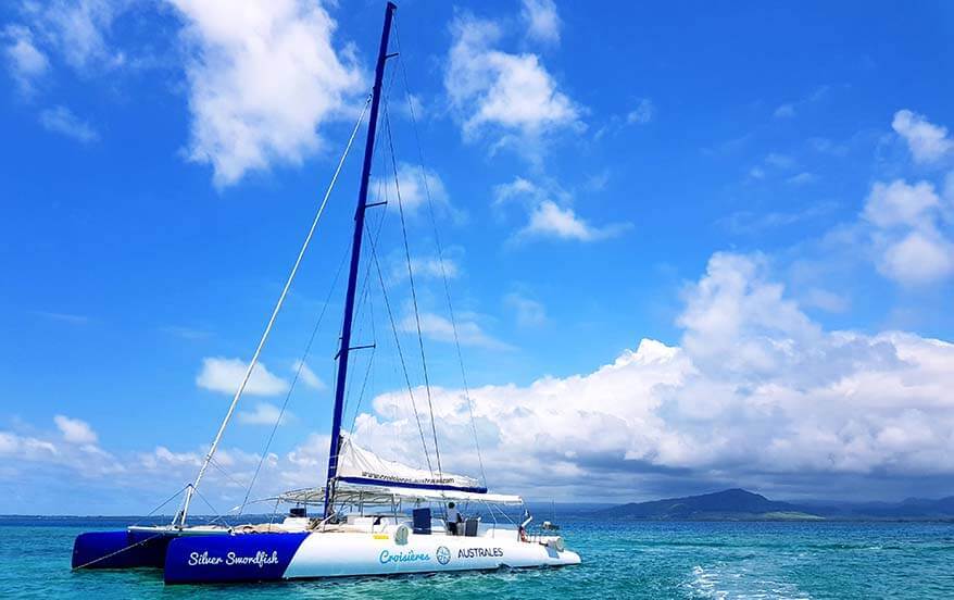 Boat trip to nearby islands is a great thing to do in Mauritius