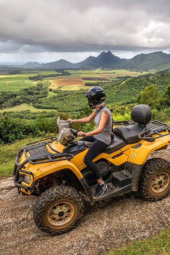 Quad Safari in Casela World of Adventures in Mauritius