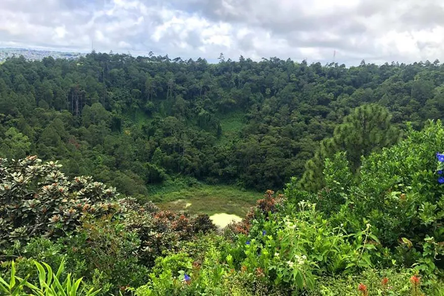 Trou aux Cerfs in Mauritius