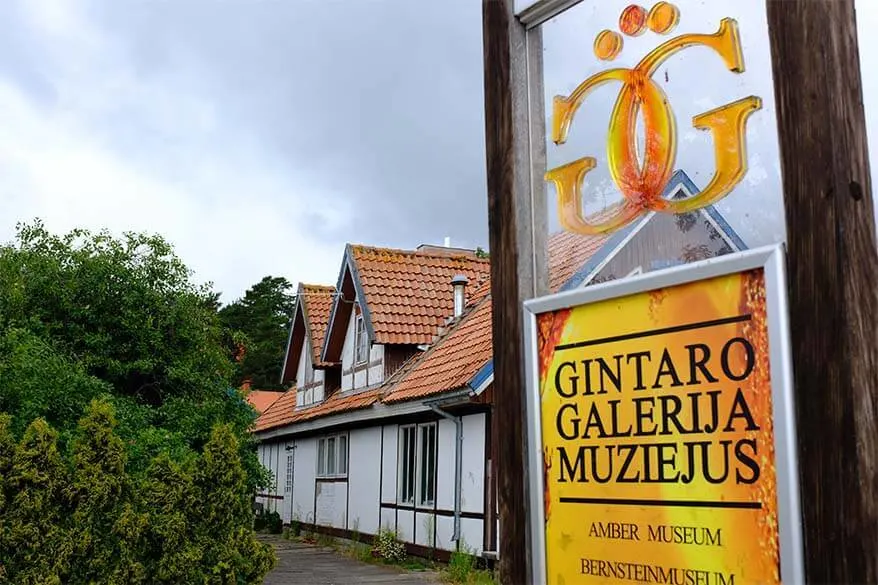 Amber Museum Gallery in Nida Lithuania