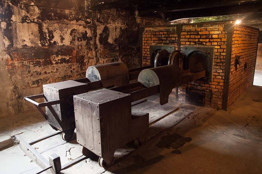 Auschwitz crematorium