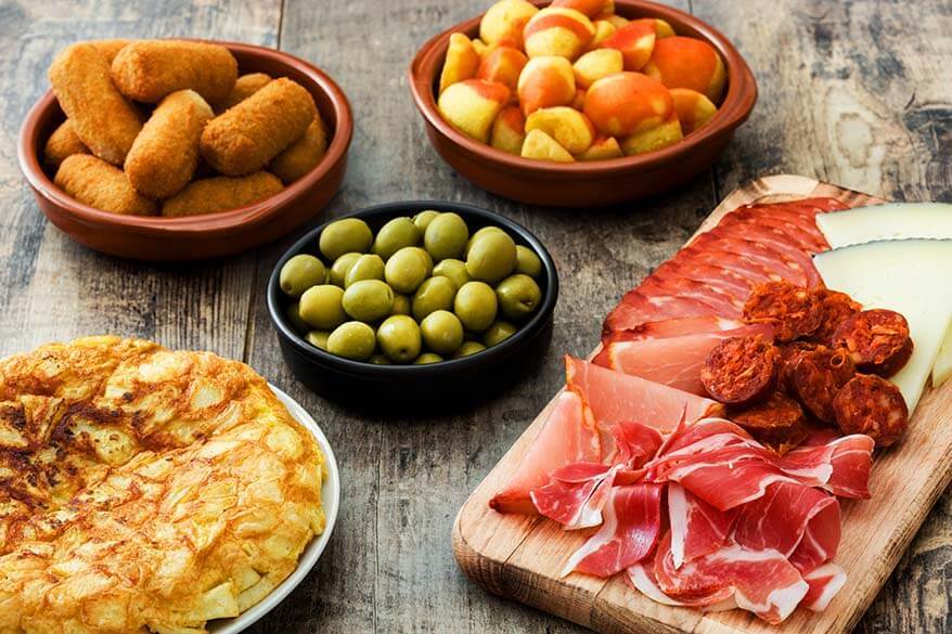 Tapas in Barcelona Spain