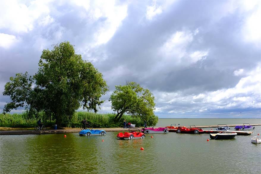 Water bikes for rent in Nida Lithuania