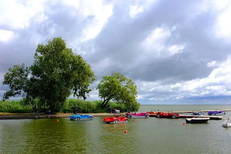 Water bikes for rent in Nida Lithuania