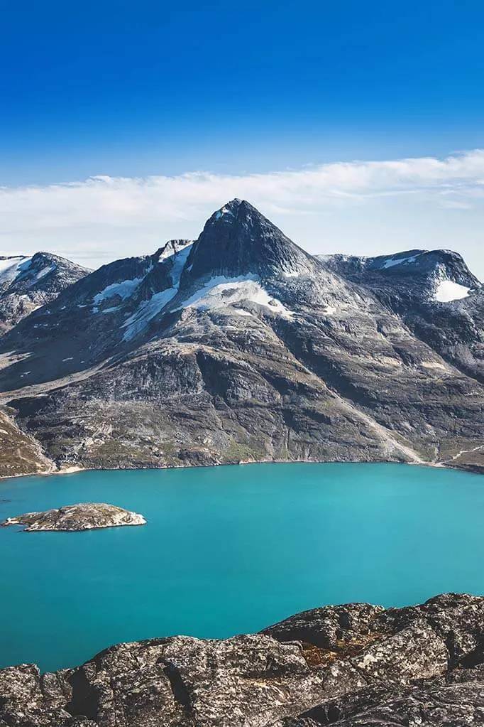 Nuup Kangerlua fjord in southwestern Greenland