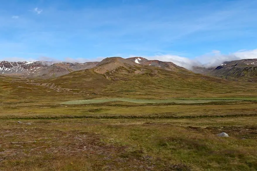 Road 76 in North Iceland