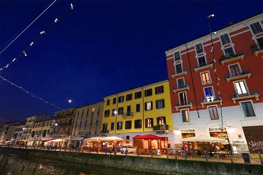 Milan canals in November