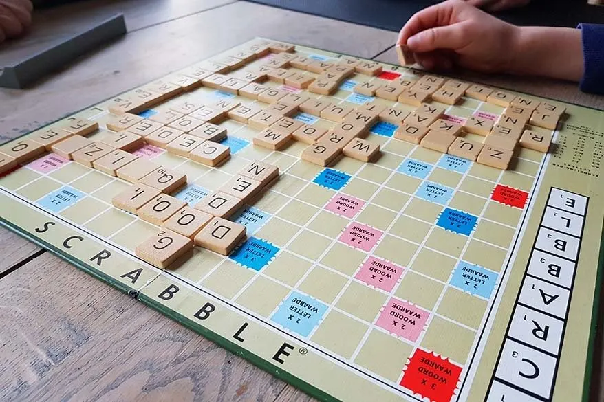 Playing scrabble