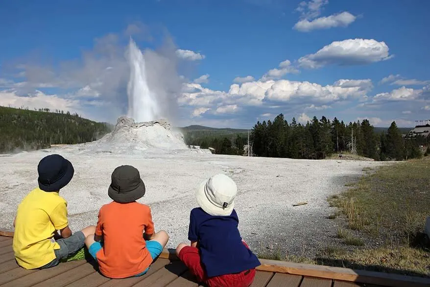 Upper Geyser Basin in Yellowstone NP